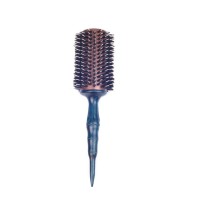 EUREKA A28044-55PA-BL Professional Aluminum Tube With Boar Bristle And Nylon Pins Hair Brush Salon Round Hair Brush