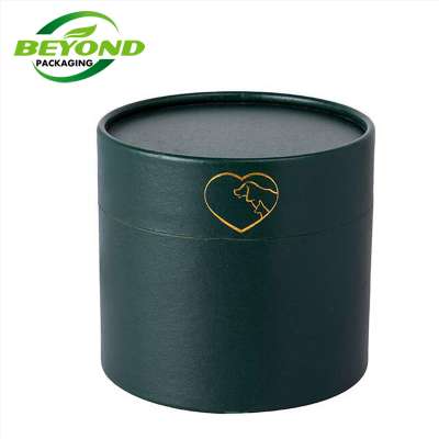 good quality custom logo round kraft paper tubes eco friendly cylinder cardboard cosmetic packaging