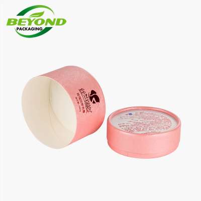 direct factory wholesale kraft cylinder boxes customized round cardboard logo printed paper packaging for cosmetic