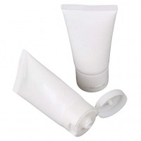 30ml White Soft Flip Plastic Empty Tube Cosmetic Cream Lotion Shampoo Travel Containers Pack for costomizing