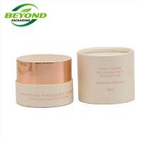 custom printing round tube paper cylinder cosmetic gift bottle eco friendly packaging box for face cream