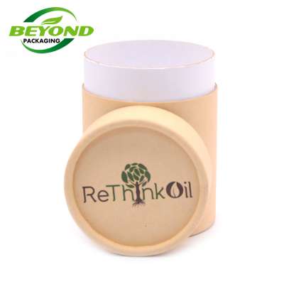 round shape kraft paper heaven and earth cover box for coffee packaging