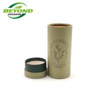 high quality cosmetic paper jar biodegradable eco friendly paper tube packaging