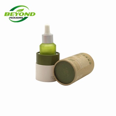 amazing design shipping round cardboard tube high quality kraft paper   jar tube beauty product packaging